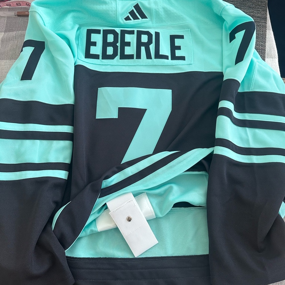 Men's NHL Seattle Kraken Adidas Reverse Retro Jersey - 54 Jordan Eberle #7